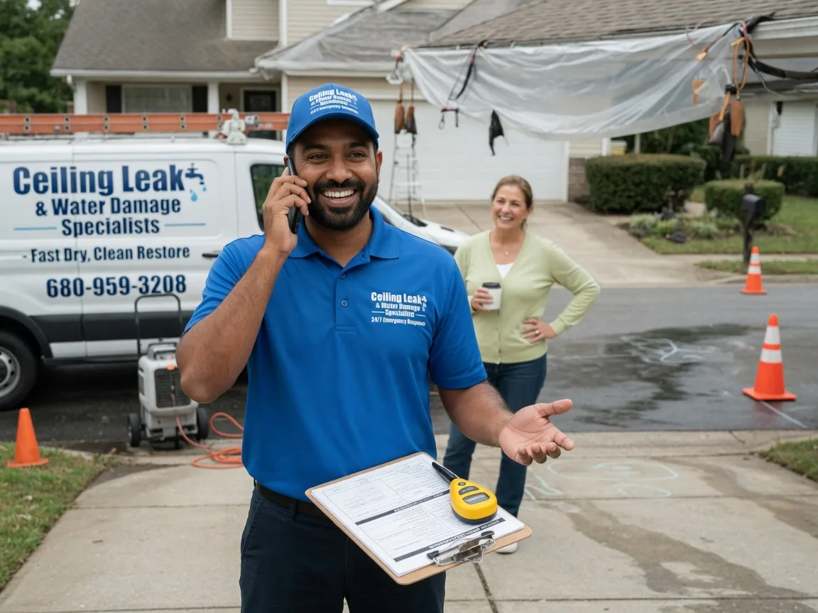 Ceiling Leak Cleanup Taylor Springs, IL FAQs